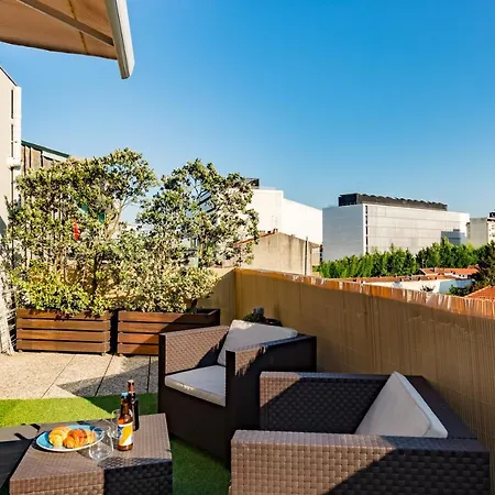 公寓 Music Relaxing With Bikes, Terrace & Parking 波尔图